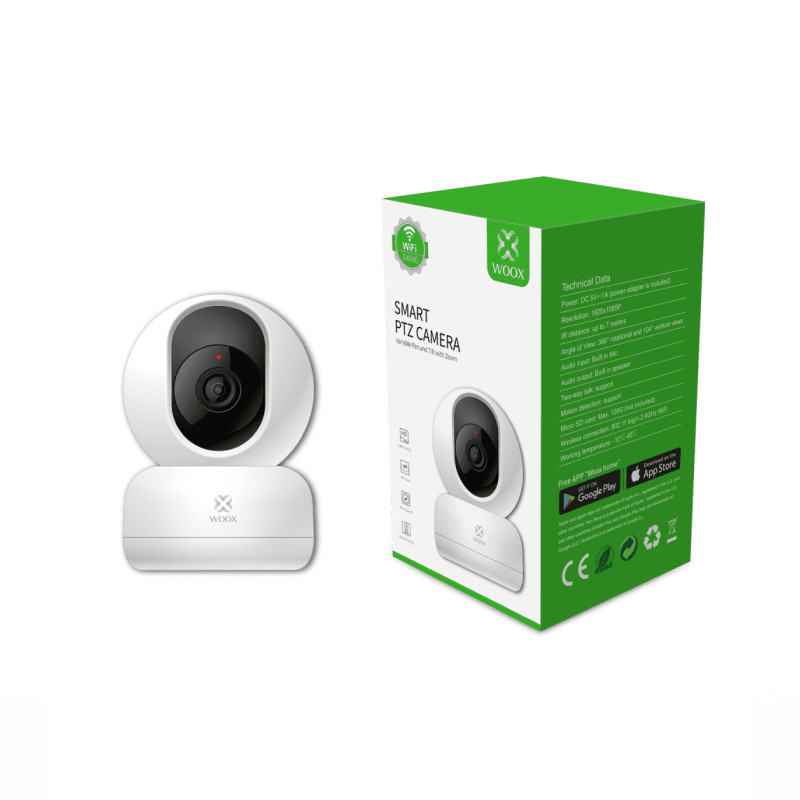 Kamera WOOX R4040 WiFi Smart PTZ - Full HD 1080p, 360°/104°-1