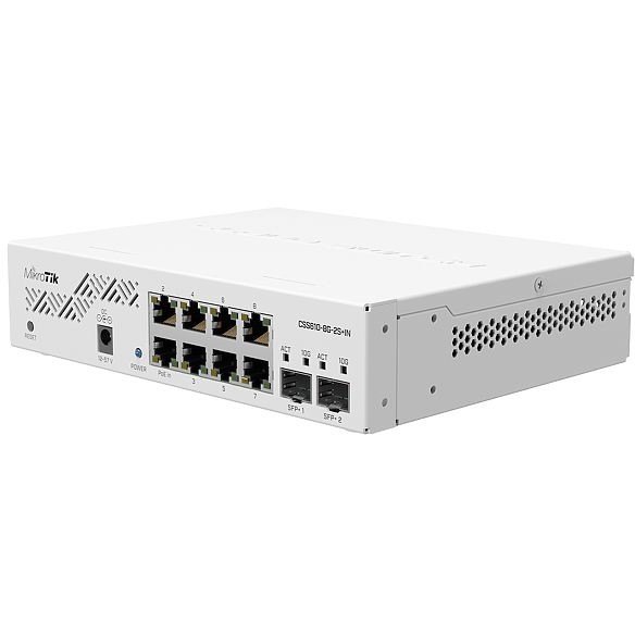 Cloud Smart Switch MIKROTIK CSS610-8G-2S+IN 8×G-LAN, 2×SFP+ cages, SwOS, desktop kučište-1