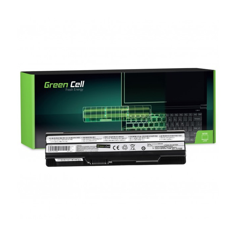 Baterija Green Cell (MS05) za MSI CR650 CX650 FX600 GE60 GE70 (4400 mAh, 11.1V, crna)-1
