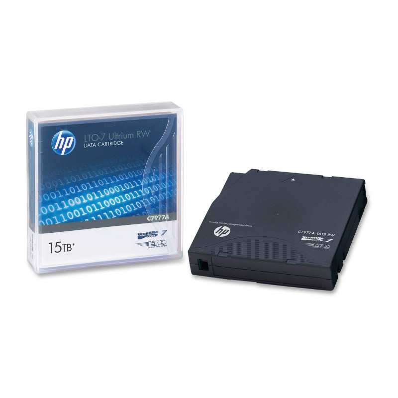 HP LTO7 Ultrium 15TB RW Data Cartridge (Kapacitet pohrane 6.25TB, Maksimalna brzina prijenosa podataka 315 MB/s, Format medija prepisiv)-0