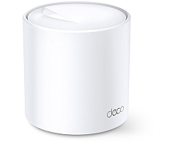 TP-Link AX1800 Deco X20, Dual-Band Mesh Wi-Fi 6, 574Mbps/1201Mbps (2.4GHz/5GHz), 802.11ax/ac/n/a/b/g, 2×G-LAN, Deco App