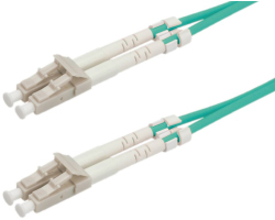 STANDARD optički kabel 50/125µm LC/LC Duplex, OM3, 5.0m, tirkizni-0