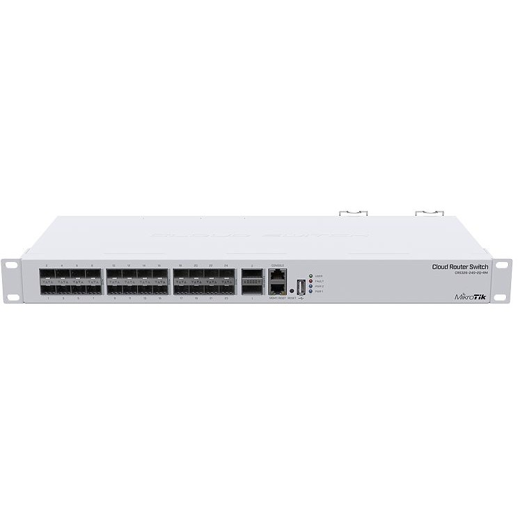 Cloud Router Switch Mikrotik CRS326-24S+2Q+RM (2x40G QSFP+, 24×10G SFP+, 1xLAN, RouterOS L5 ili SwitchOS, 1U rackmount)-6