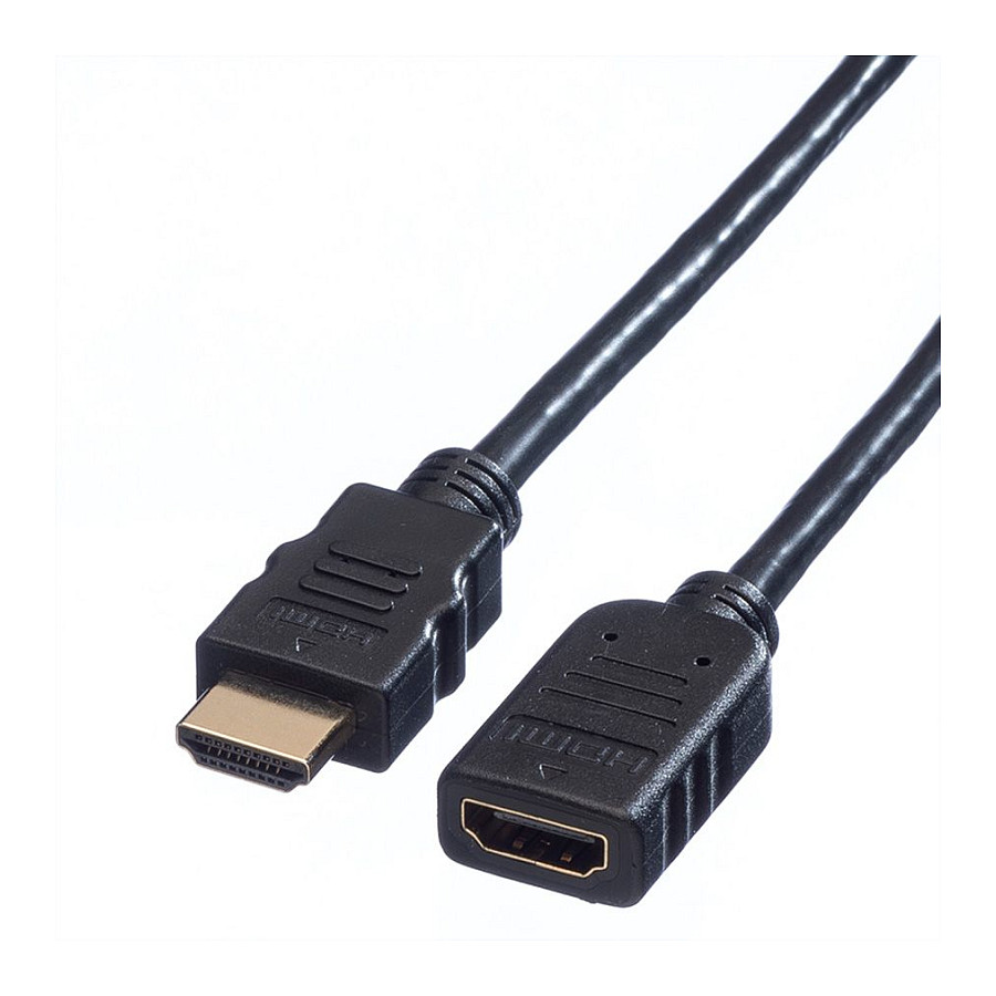 Roline VALUE HDMI produžni kabel sa mrežom, HDMI M - HDMI F, 1.5m-1
