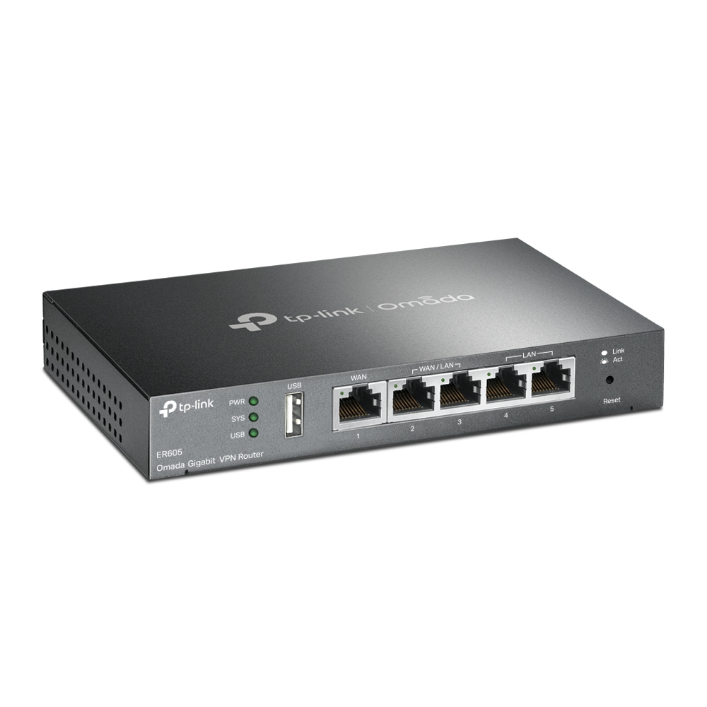 TP-Link SafeStream Gigabit širokopojasni VPN usmjerivač (Router), 1×G-WAN/1×G-LAN + 3×G-WAN/LAN-11