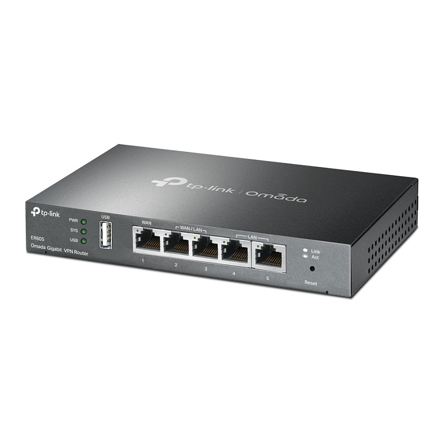 TP-Link SafeStream Gigabit širokopojasni VPN usmjerivač (Router), 1×G-WAN/1×G-LAN + 3×G-WAN/LAN-12