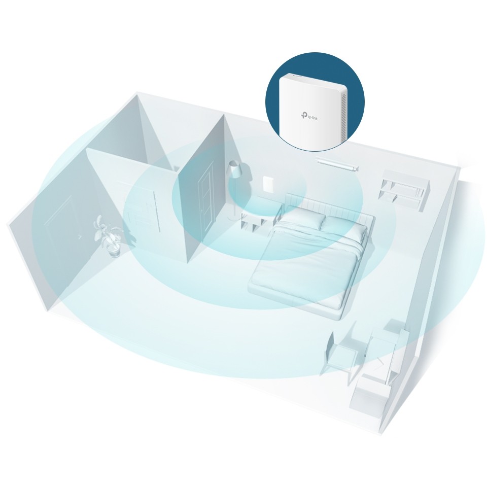 Pristupna točka TP-LINK AC1200 zidna/stropna (300Mbps/867Mbps, 802.11a/b/g/n/ac)-6