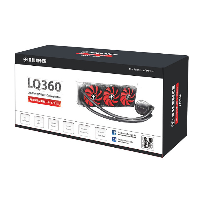 Vodeno hlađenje XILENCE LiQuRizer LQ360 (360mm, 3x120mm, intel/amd)-11
