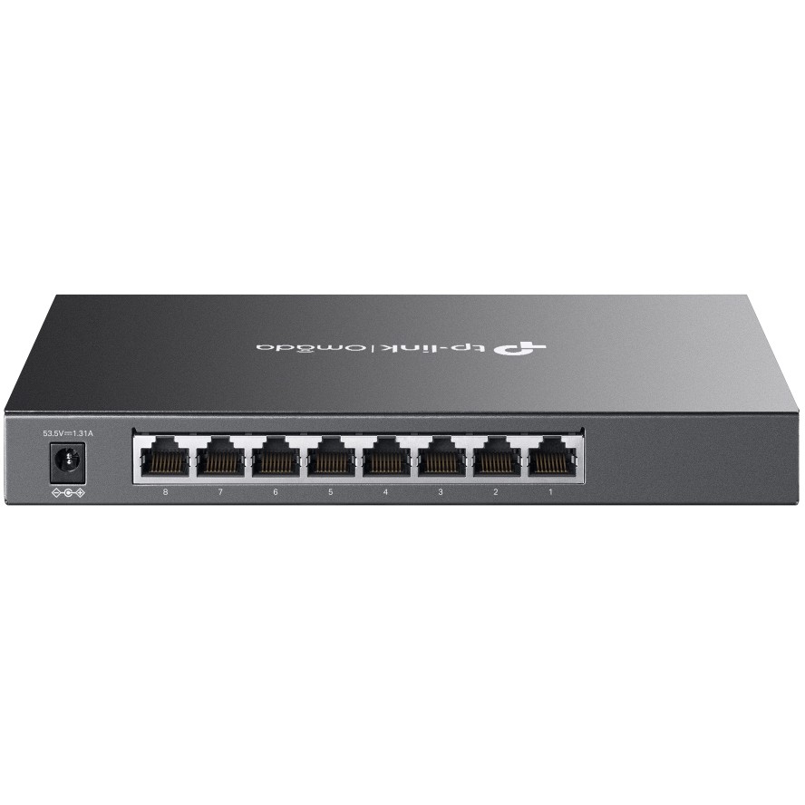 Preklopnik TP-LINK JetStream 8-port Gigabit Smart PoE+ 8×10/100/1000M RJ45 ports, 4×PoE+ ports (64W)-3