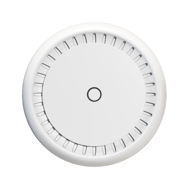Mikrotik cAP XL ac, 710 MHz CPU, 128MB RAM, 2×GLAN (1×PoE-out), 2.4Ghz/5GHz 802.11b/g/n/an/ac, zidna/stropna montaža, RouterOS L4, PSU, PoE injector-18