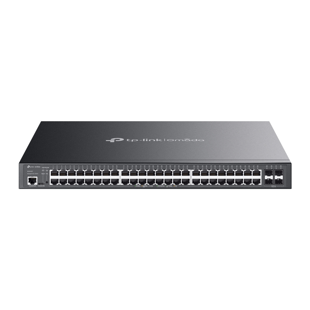 Preklopnik TP-LINK JetStream 48-port Gigabit L2 Smart PoE+ 48×10/100/1000 RJ45, 4×SFP, 1U 19" rack-mount-2