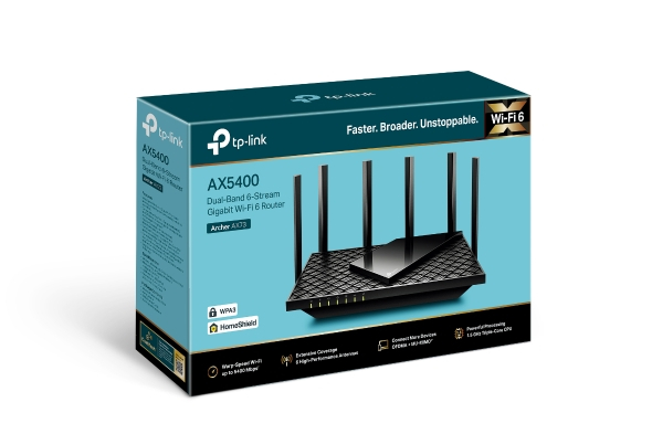 TP-Link AX5400 Archer AX72 bežični usmjerivač (Dual-Band Router Wi-Fi 6) 574Mbps/4804Mbps (2.4GHz/5GHz), CPU 1.0GHz, 802.11ax/ac/n/a/b/g, 1×G-WAN, 4×G-LAN, USB3.0, 6×fiksne antene-5
