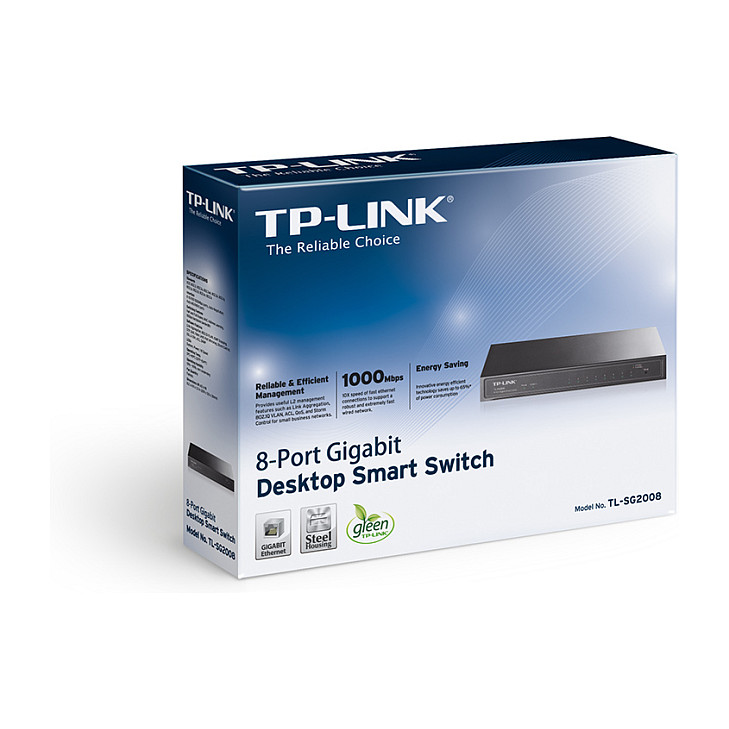 Switch TP-LINK JetStream TL-SG2008 8-port Gigabit L2+ upravljiv preklopnik (8×10/100/1000M RJ45 ports)-9