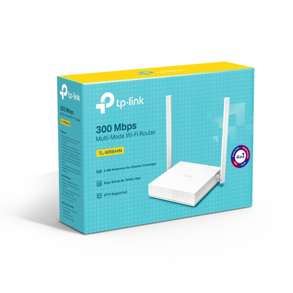 TP-Link bežični usmjerivač (Router) 300Mbps, 2.4GHz, 802.11n/g/b, 1×WAN + 4×LAN, 2×fiksne antene-4
