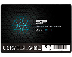 Silicon Power A55 512GB 2.5" SATA3 SSD 3D NAND, R/W: 560/530MB/s-0