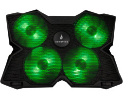 Podloga za hlađenje prijenosnika SUREFIRE Bora do 17" USB zeleni LED-1