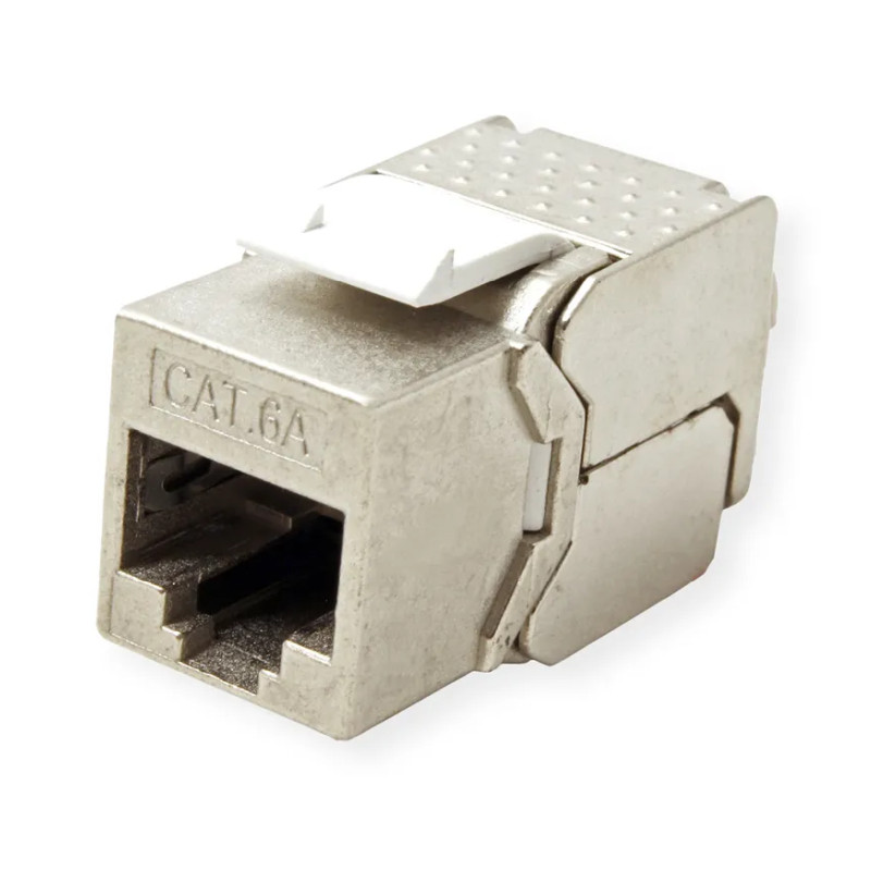 Roline VALUE RJ45 Keystone konektor Cat.6a/Class EA, STP (tool-free), slim-0