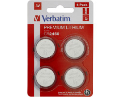 Baterija VERBATIM CR2450 litij, 3V (4 kom./pakiranje)