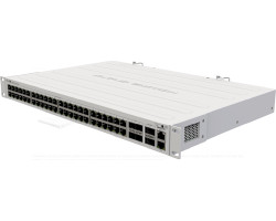 Switch Mikrotik CRS354-48G-4S+2Q+RM 48×G-LAN RJ45, 4×10G SFP+, 2×40G QSFP+, RouterOS L5, 1U rackmount