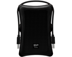 Silicon Power A30 1TB vanjski disk 2.5" USB3.2, MIL-STD 810F crni-0