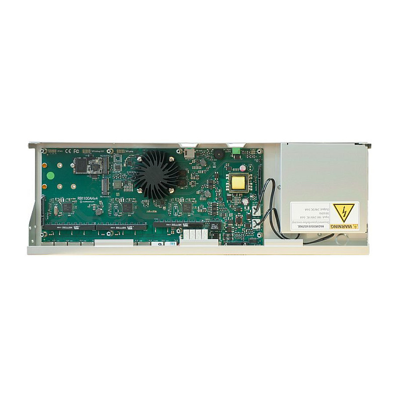 Router MIKROTIK RB1100AHx4 Dude edition (arm 32bit, al21400, 4 jezgre, 1,4 GHz, 1 GB RAM, 60 GB M.2, 13xGbit LAN, RouterOS L6, 1U rackmount)-3