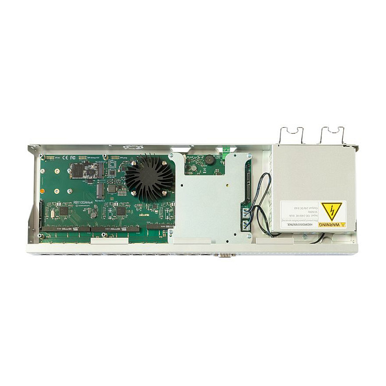 Router MIKROTIK RB1100AHx4 Dude edition (arm 32bit, al21400, 4 jezgre, 1,4 GHz, 1 GB RAM, 60 GB M.2, 13xGbit LAN, RouterOS L6, 1U rackmount)-4