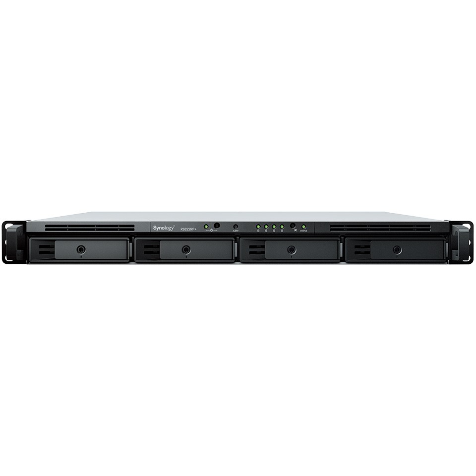 NAS server SYNOLOGY RS822RP+ 4-bay (AMD Ryzen V1500B, 2GB DDR4, 4×G-LAN, 2×USB3.2, eSATA) - KORIŠTENI jamstvo 6 mjeseci-1