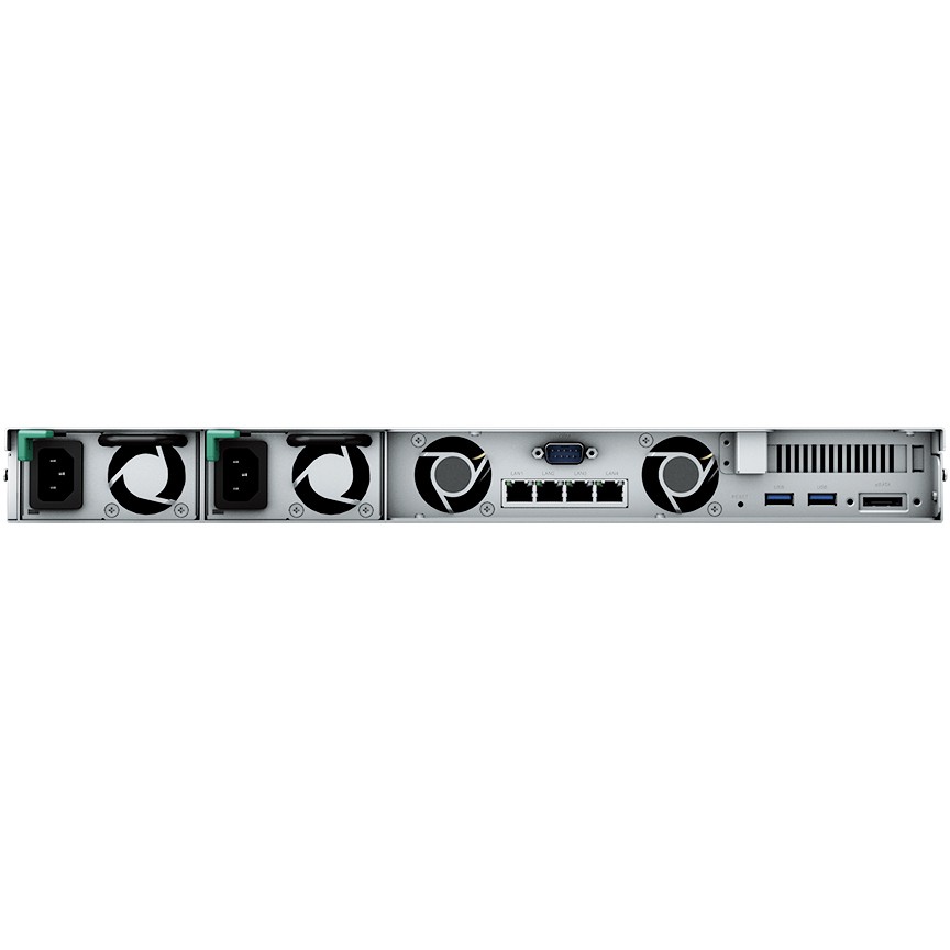 NAS server SYNOLOGY RS822RP+ 4-bay (AMD Ryzen V1500B, 2GB DDR4, 4×G-LAN, 2×USB3.2, eSATA) - KORIŠTENI jamstvo 6 mjeseci-6