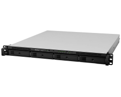 Rackmount NAS SYNOLOGY RS822+ (4-bay, 2.5"/3.5" HDD/SSD, 2GB RAM, 4×G-LAN, 2×USB3.2, eSATA)