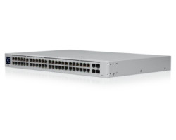 Switch UBIQUITI UniFi Managed 48-port Gigabit (32-port PoE+), 4×SFP, Touchscreen LCD, Rackmount, 195W