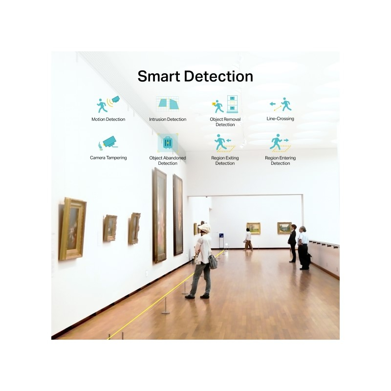 Nadzorna kamera TP-LINK VIGI C440-W- 4mm (IP Turret, 4MP, PT, IR, AI detekcija, WiFi, unutarnja, mrežna)-5