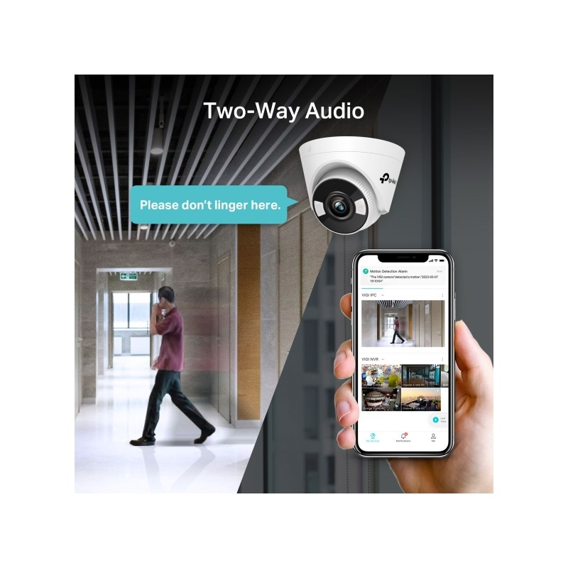 Nadzorna kamera TP-LINK VIGI C440-W- 4mm (IP Turret, 4MP, PT, IR, AI detekcija, WiFi, unutarnja, mrežna)-3