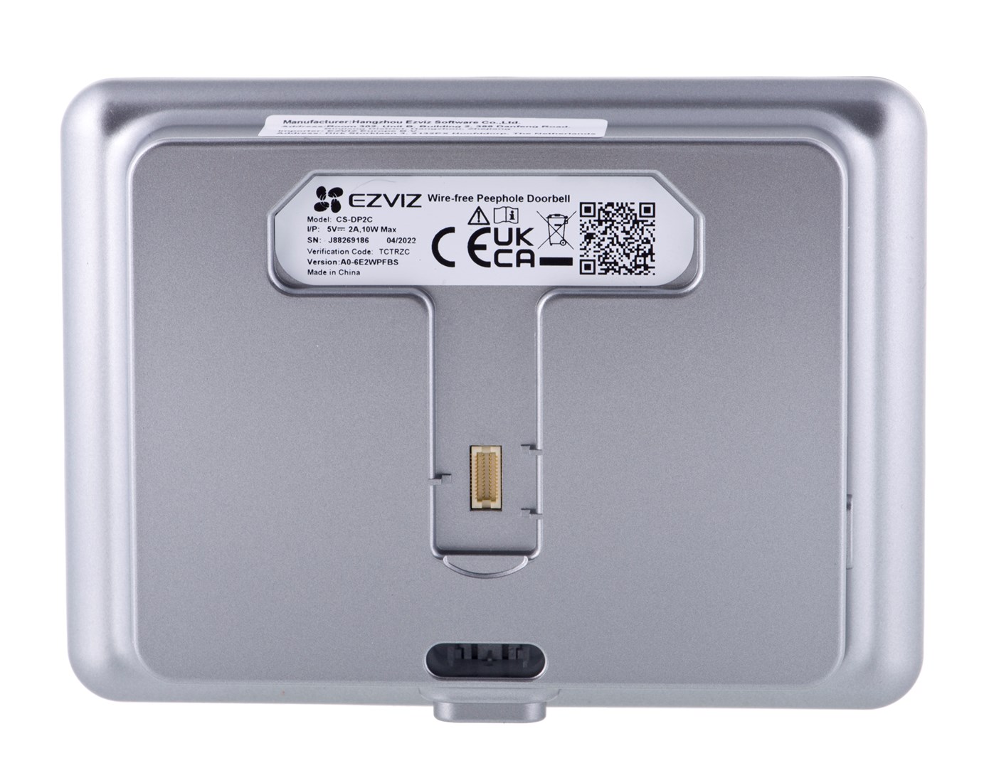 Pametno WiFi zvono EZVIZ DP2C (FHD, 1/3" CMOS, 155° kut, PIR detekcija, do 256GB, 4.3", 4600mAh)-13
