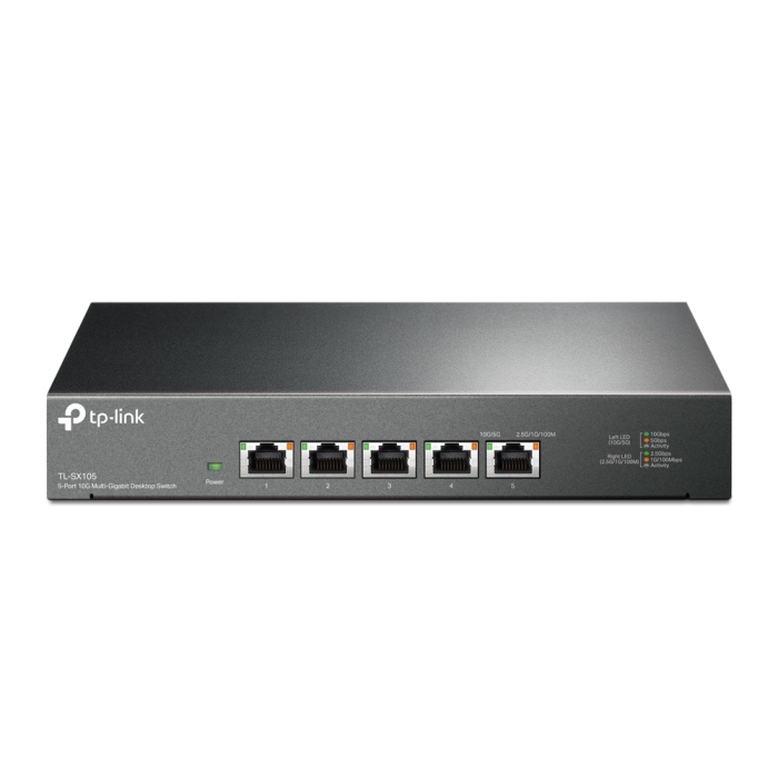 Preklopnik TP-LINK 5-Port Multi-gigabit 10G, 5×10G, desktop kučište-7