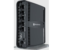 Mikrotik hAP ax2, Wi-Fi 6, C52iG-5HaxD2HaxD-TC, Quad-Core 864MHz CPU, 1GB RAM, 5×Gbit LAN (1×Gbit LAN PoE OUT), 2.4GHz/5GHz 802.11ax, Dual Chain wireless, RouterOS L4, desktop/tower kućište, PSU