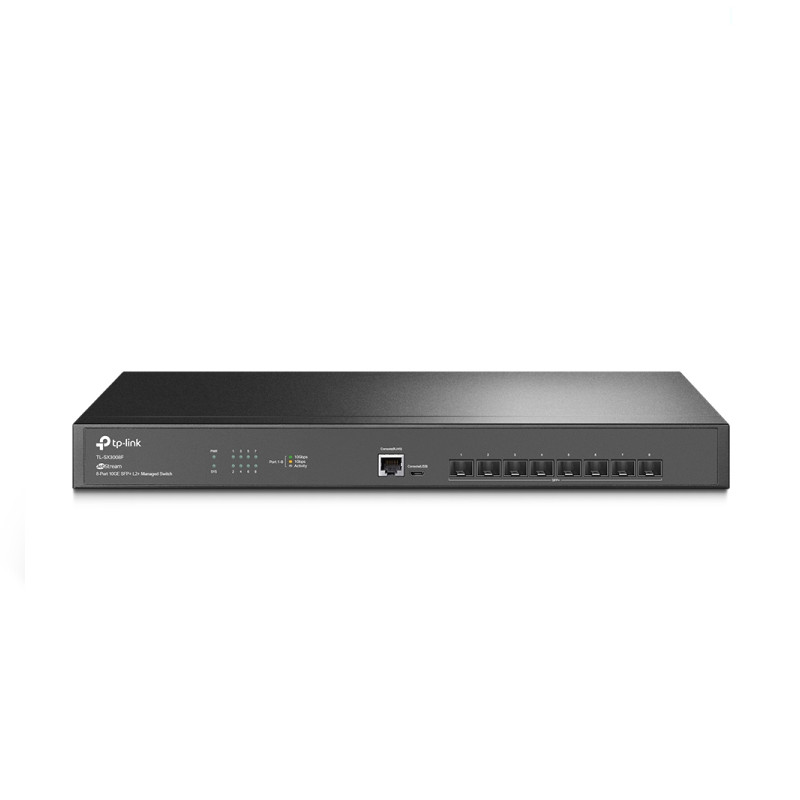 Preklopnik TP-LINK Omada JetStream 8-Port 10GE SFP+ L2+ Managed, 8×10G SFP+, RJ45/Micro-USB Console Port, 1U 19" Rack-mount-2