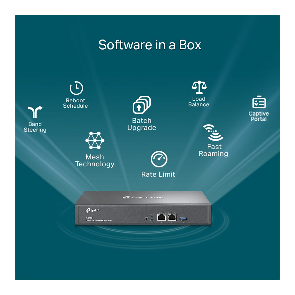 Kontroler TP-LINK Omada Cloud Hardware, 2×G-LAN, USB3.0×1-20