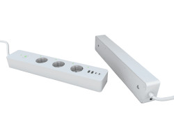 Utičnica WOOX R6132 WiFi Smart multi-utičnica, 3×strujna utičnica, 2×USB-A, 2×USB-C punjač-0