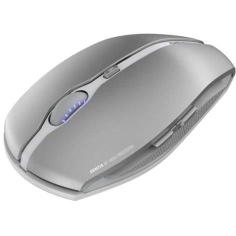 Miš CHERRY GENTIX BT (Bluetooth, optički, 1000/2000 dpi, 7 tipki, Zaleđeno srebro)-2