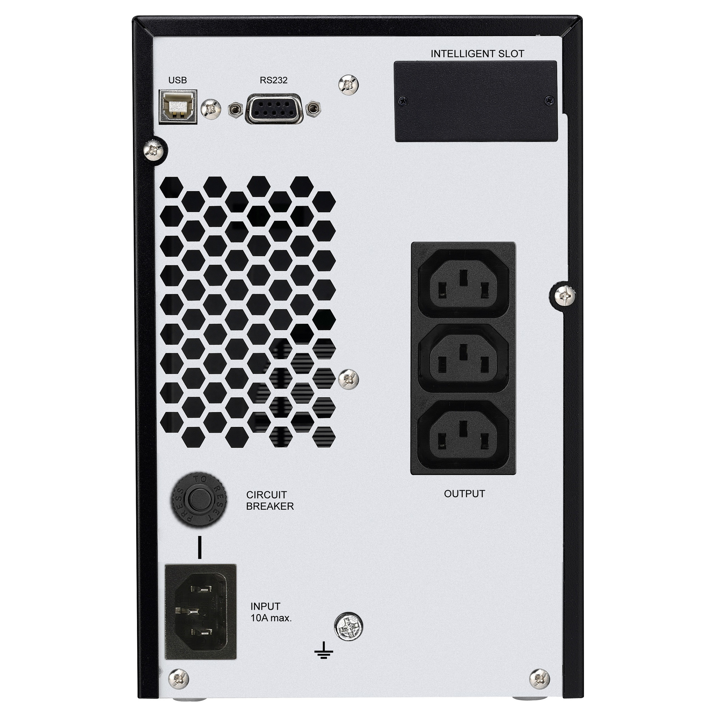 UPS FORTRON Source Champ Tower (1000VA/900W, On-line double conversion, USB, RS-232, 3×IEC, 2×9Ah, 3.5min autonomija, LCD)-3