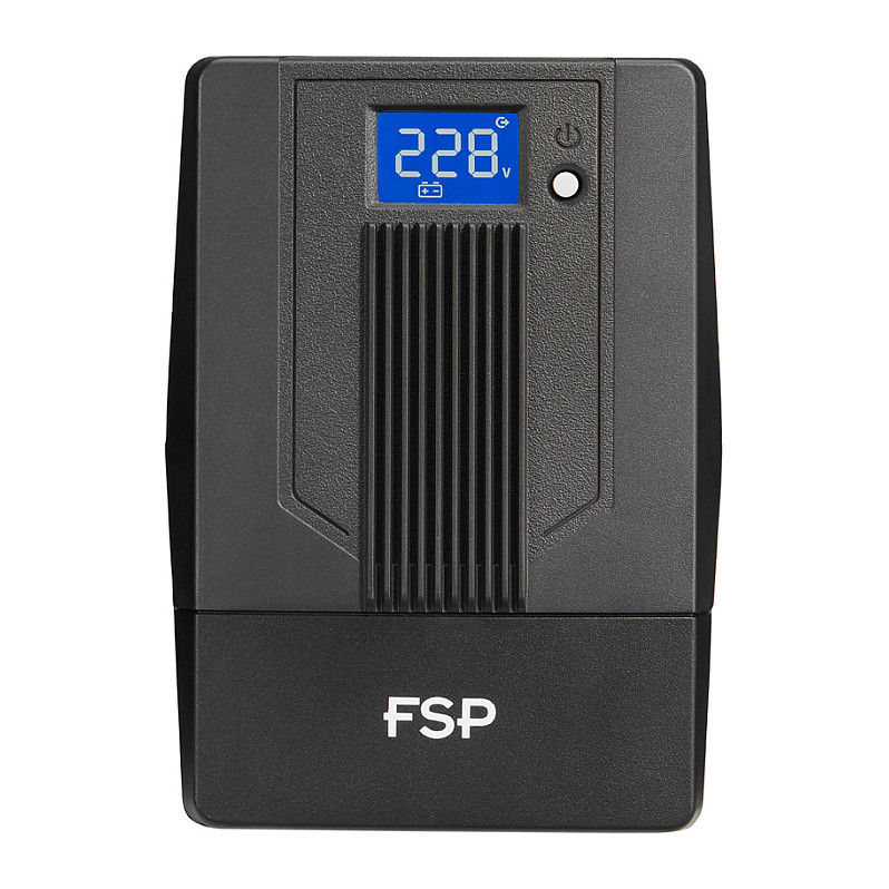 UPS FORTRON Source iFP 800VA/480W (Line-interactive, 2×Schuko, RJ11, USB, 1×9Ah, LCD display)-2