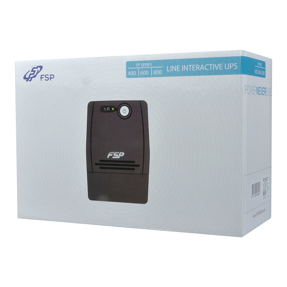 UPS FORTRON Source FP 600VA/360W (Line-interactive, 2×Schuko, 1×7Ah, 3.5min. autonomija)-4