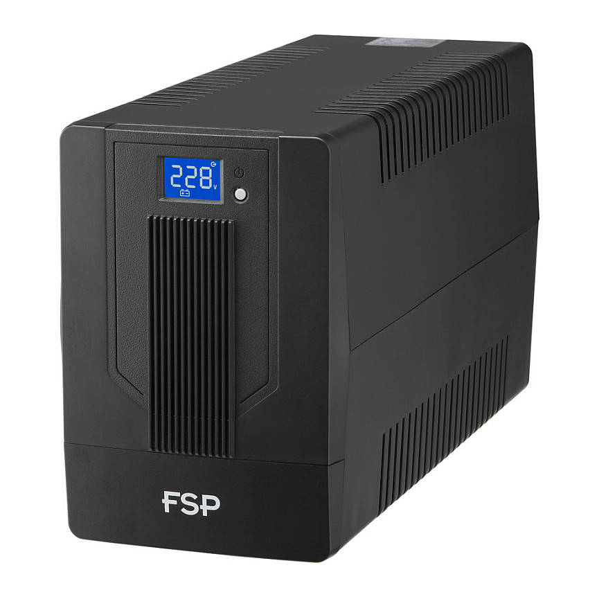 Fortron Source iFP 2000VA/1200W, Line-interactive (2×Schuko, 2×IEC C13, RJ11/45, USB, LCD display)-1