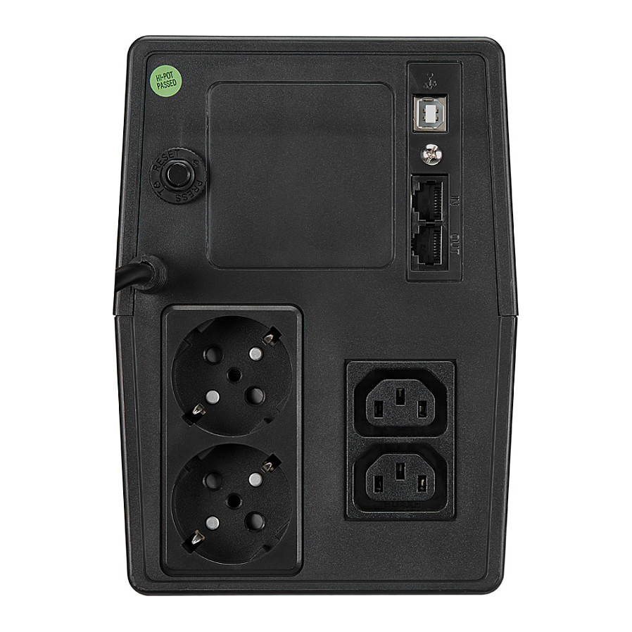 Fortron Source iFP 2000VA/1200W, Line-interactive (2×Schuko, 2×IEC C13, RJ11/45, USB, LCD display)-3