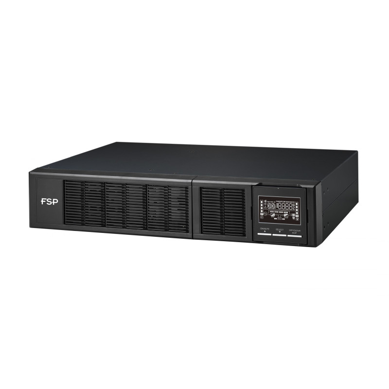 UPS FORTRON Clippers Rack/Tower 1000VA/1000W, On-line double conversion, USB, RS-232, EPO, 8×C13, 2×9Ah-6