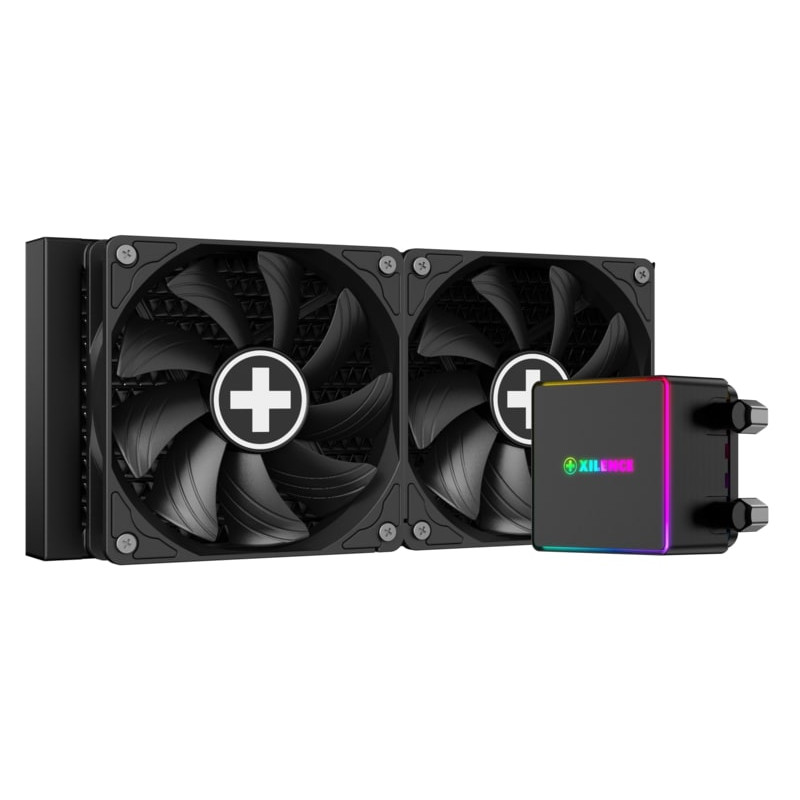 Sustav hlađenja → XILENCE → LiQuRizer LQ240PRO → (ARGB pumpa, 2×120mm ventilator)-1