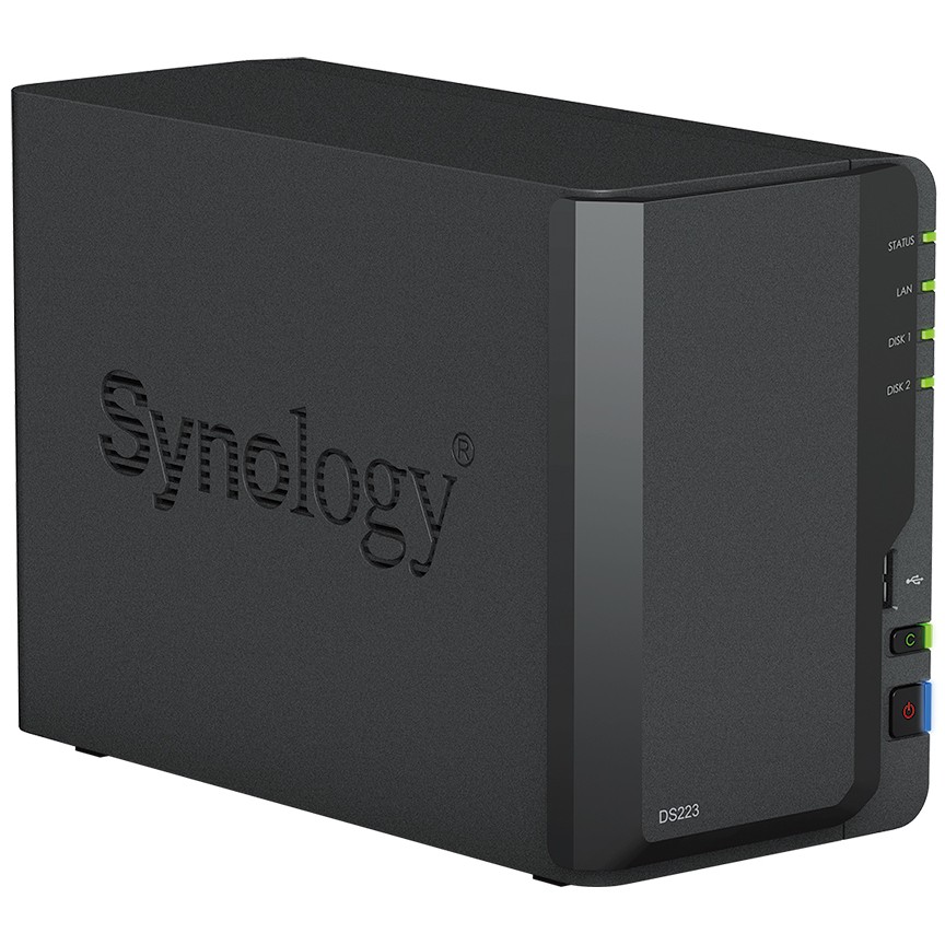 Synology DS223 DiskStation 2-bay NAS server, 2.5"/3.5" HDD/SSD podrška, Hot Swappable HDD, Wake on LAN/WAN, 2GB, 1×1GbE-11