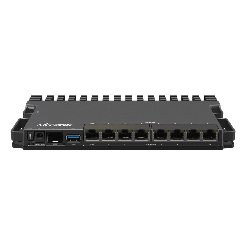 Router Mikrotik RB5009UPr+S+IN (ARMv8 CPU, 1GB DDR4 RAM, 1GB NAND, 1×2.5Gbit LAN, 7×1Gbit LAN, 802.3af/at PoE-out/-in)-10