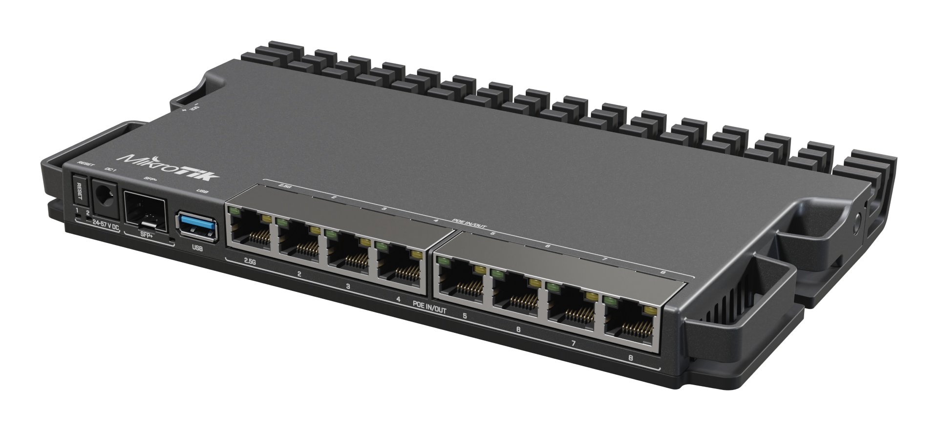 Router Mikrotik RB5009UPr+S+IN (ARMv8 CPU, 1GB DDR4 RAM, 1GB NAND, 1×2.5Gbit LAN, 7×1Gbit LAN, 802.3af/at PoE-out/-in)-3