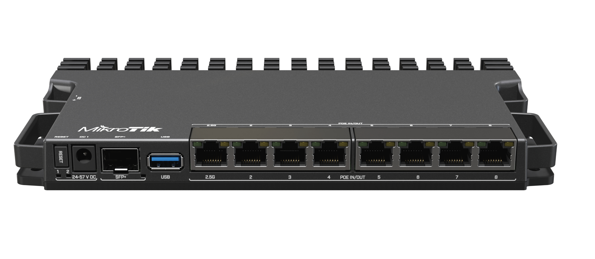 Router Mikrotik RB5009UPr+S+IN (ARMv8 CPU, 1GB DDR4 RAM, 1GB NAND, 1×2.5Gbit LAN, 7×1Gbit LAN, 802.3af/at PoE-out/-in)-0